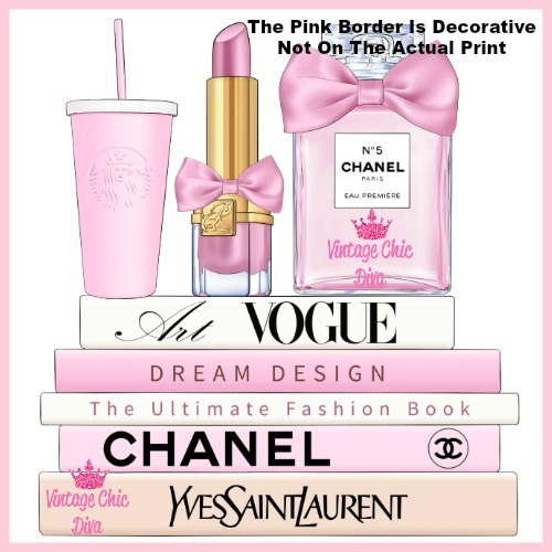 Pink Glam Chanel Starbucks Set12-