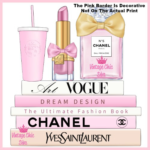 Pink Glam Chanel Starbucks Set13-