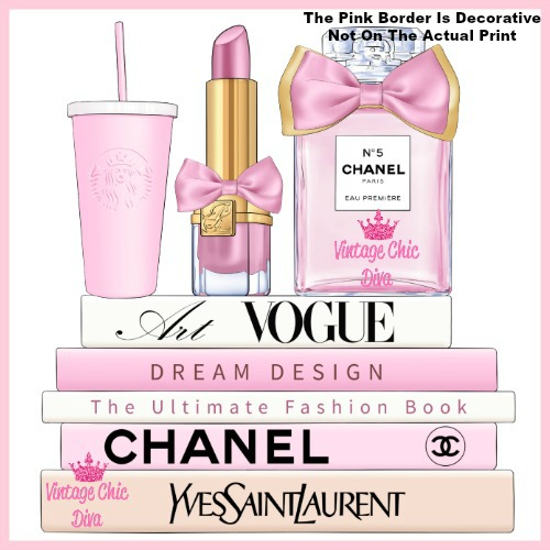 Pink Glam Chanel Starbucks Set14-