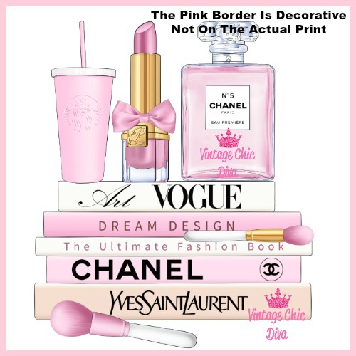 Pink Glam Chanel Starbucks Set16-