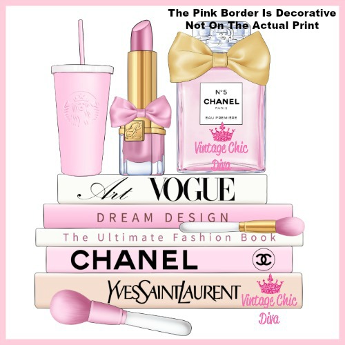 Pink Glam Chanel Starbucks Set18-