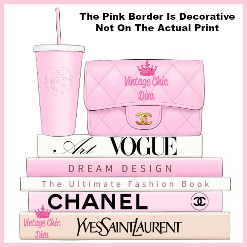 Pink Glam Chanel Starbucks Set1-