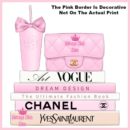 Pink Glam Chanel Starbucks Set21-