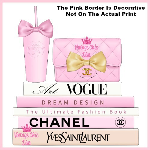 Pink Glam Chanel Starbucks Set23-