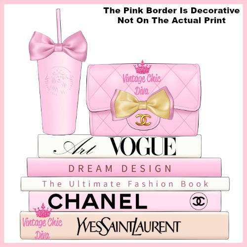 Pink Glam Chanel Starbucks Set25-