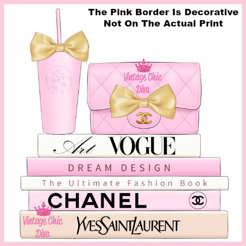 Pink Glam Chanel Starbucks Set28-