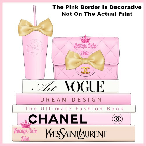 Pink Glam Chanel Starbucks Set28-