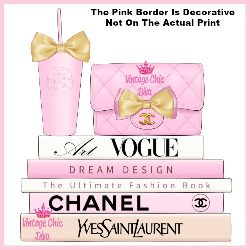 Pink Glam Chanel Starbucks Set30-