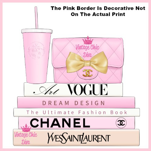 Pink Glam Chanel Starbucks Set3-