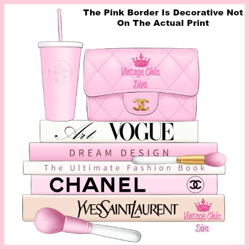Pink Glam Chanel Starbucks Set6-