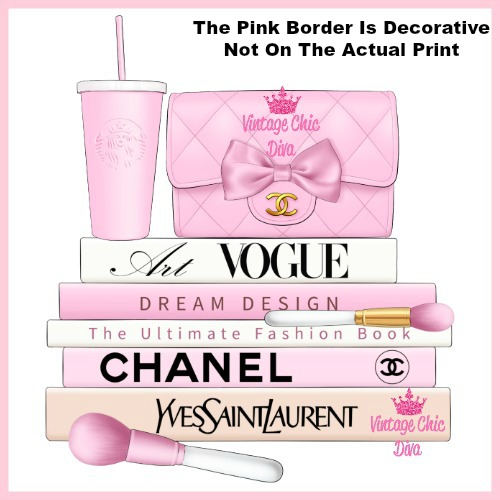 Pink Glam Chanel Starbucks Set7-