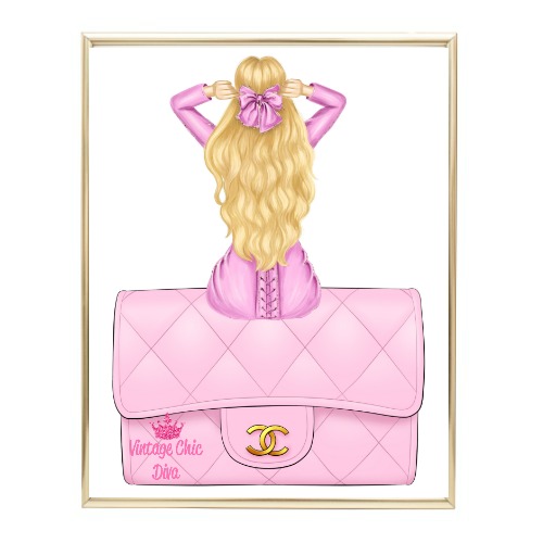 Pink Glam Fashion Girl Set 13 Wh Bg-