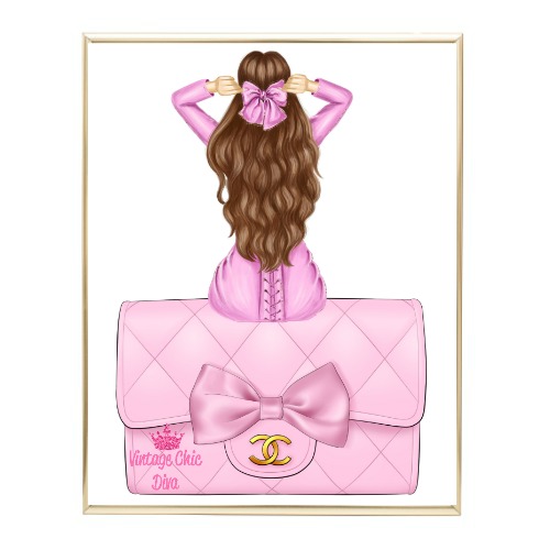 Pink Glam Fashion Girl Set 16 Wh Bg-