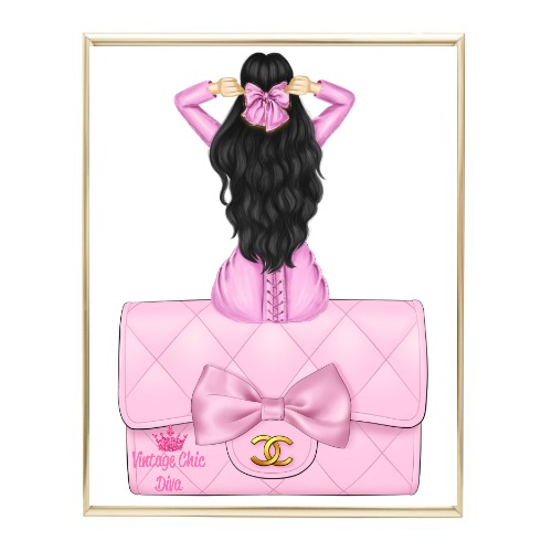 Pink Glam Fashion Girl Set 17 Wh Bg-