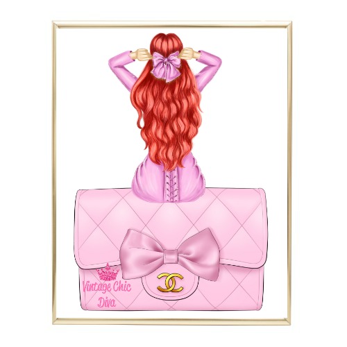 Pink Glam Fashion Girl Set 19 Wh Bg-