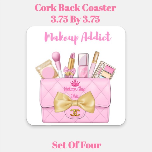 Pink Glam Handbag Makeup Set13 Coaster-