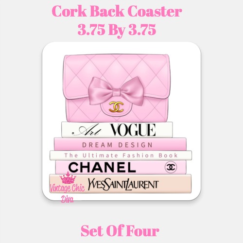 Pink Glam Set6 Coaster-