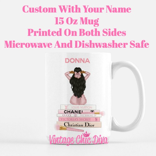 Pink Love Fashion Girl20 Coffee Mug-