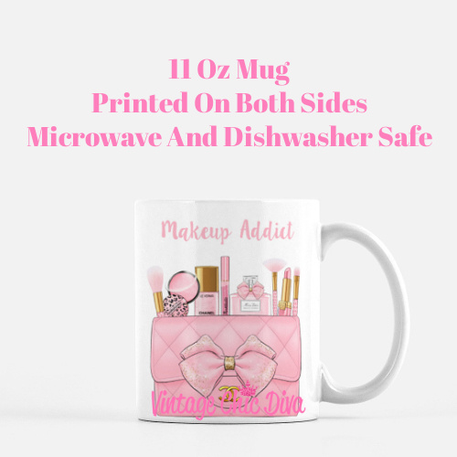 Pink Love Makeup Bag11 Coffee Mug-