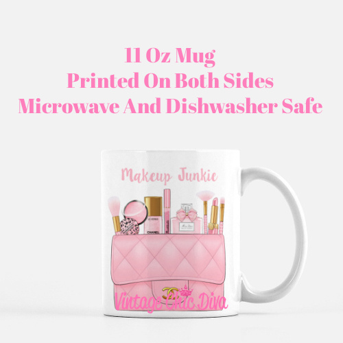 Pink Love Makeup Bag16 Coffee Mug-