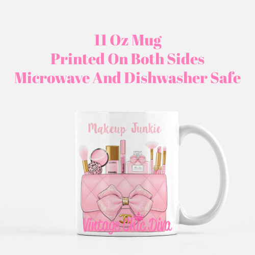 Pink Love Makeup Bag17 Coffee Mug-
