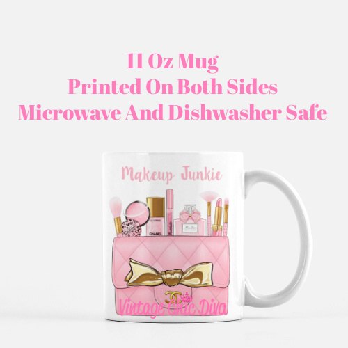 Pink Love Makeup Bag18 Coffee Mug-
