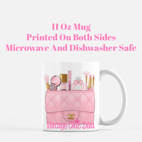 Pink Love Makeup Bag1 Coffee Mug-