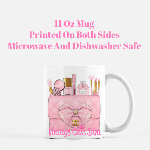 Pink Love Makeup Bag2 Coffee Mug-