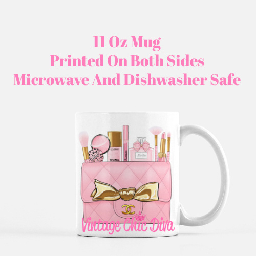 Pink Love Makeup Bag3 Coffee Mug-