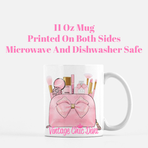 Pink Love Makeup Bag6 Coffee Mug-