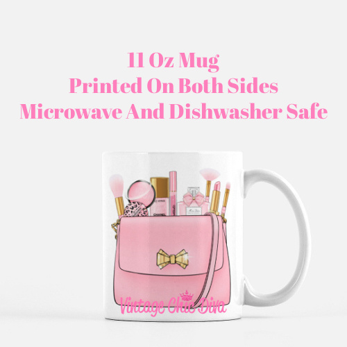 Pink Love Makeup Bag8 Coffee Mug-