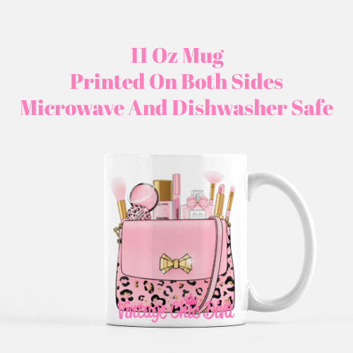 Pink Love Makeup Bag9 Coffee Mug-