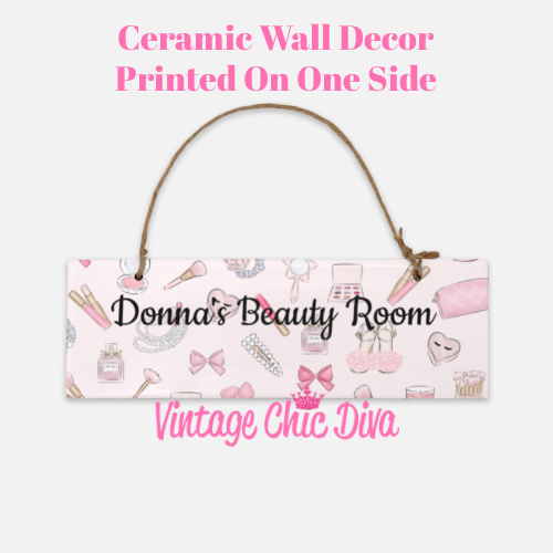 Pink Makeup Beauty Room Sign2-