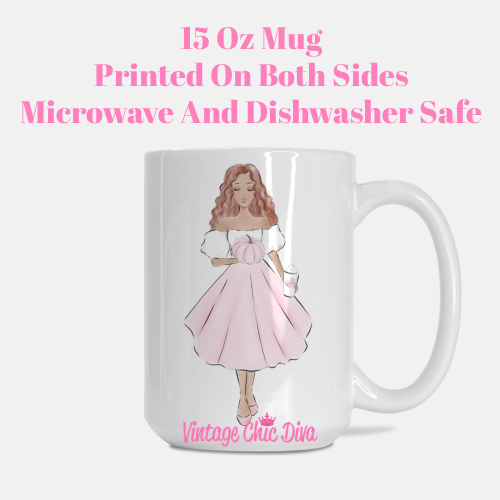 Pink Pumpkin Girl1 Coffee Mug-