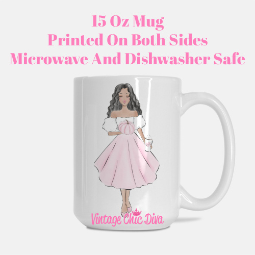 Pink Pumpkin Girl2 Coffee Mug-