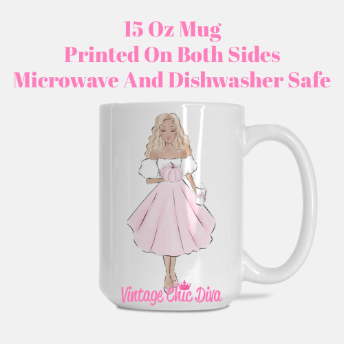 Pink Pumpkin Girl4 Coffee Mug-