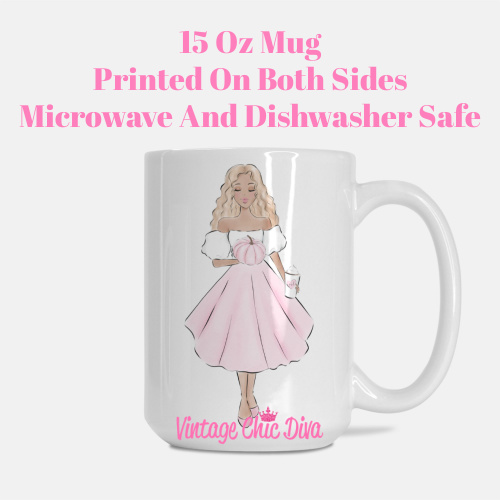 Pink Pumpkin Girl4 Coffee Mug-