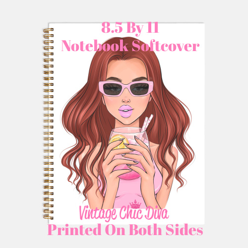 Pink Summer Girl4 Notebook-