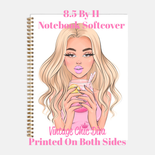 Pink Summer Girl6 Notebook-