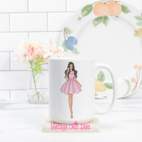 Pink Summer Girls2 Coffee Mug-