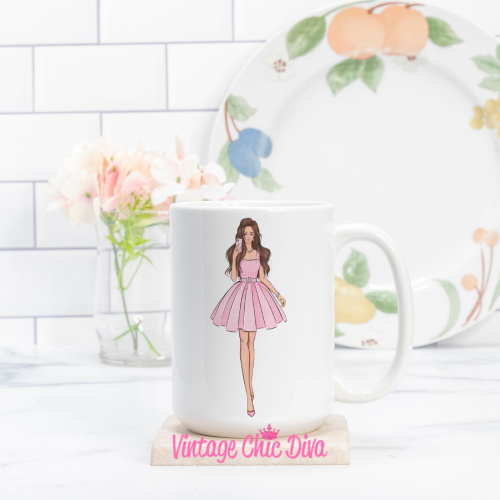 Pink Summer Girls4 Coffee Mug-