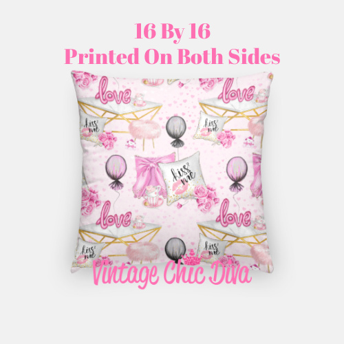 Pink Sweet Fashion4 Pillow Case-