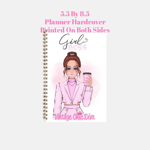 Pink Winter Girl18 Planner-