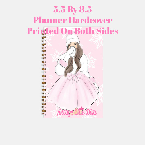 Pink Winter Girl5 Planner-