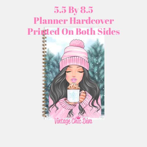 Pink Winter Girl6 Planner-