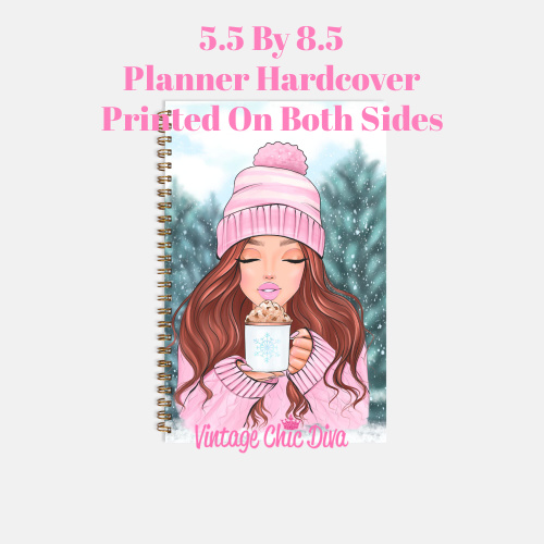 Pink Winter Girl7 Planner-