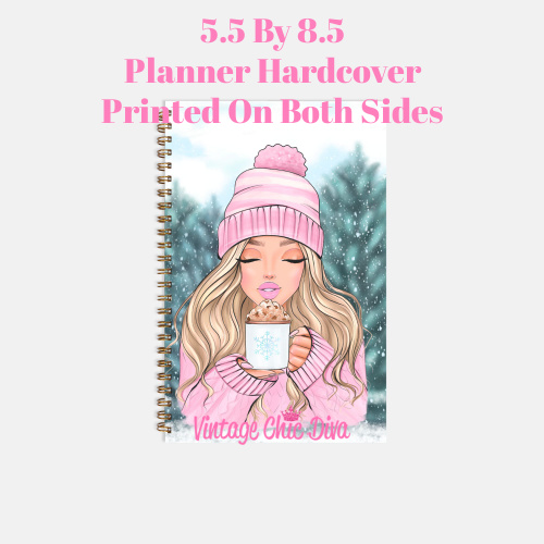 Pink Winter Girl8 Planner-