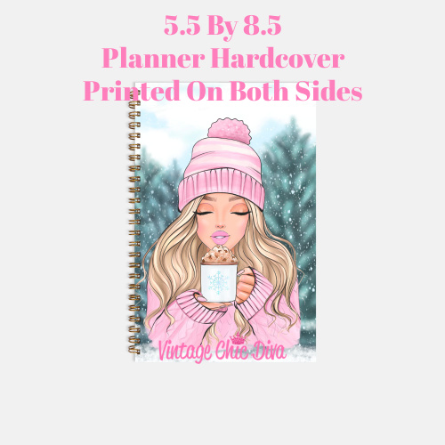 Pink Winter Girl8 Planner-
