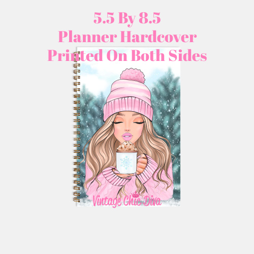 Pink Winter Girl9 Planner-