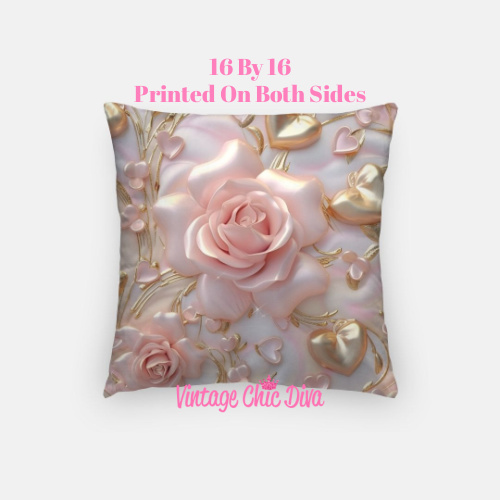 Pretty Hearts3 Pillow Case-